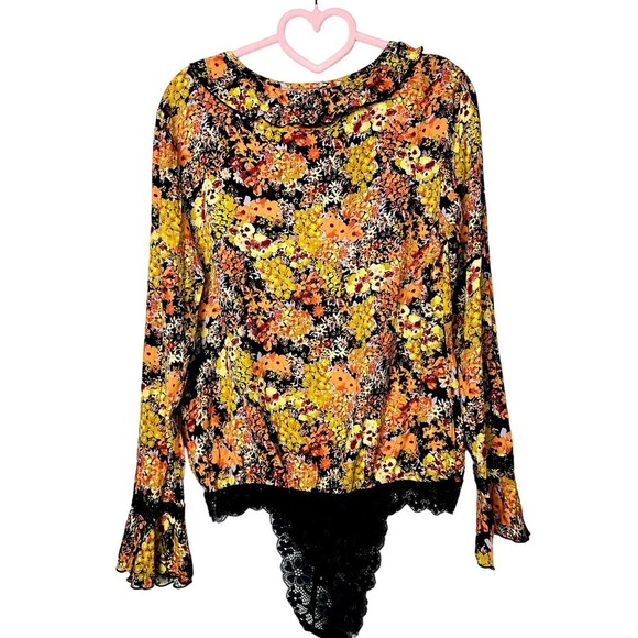 Free People Floral Bodysuit - Multicolor - Picture 7 of 10